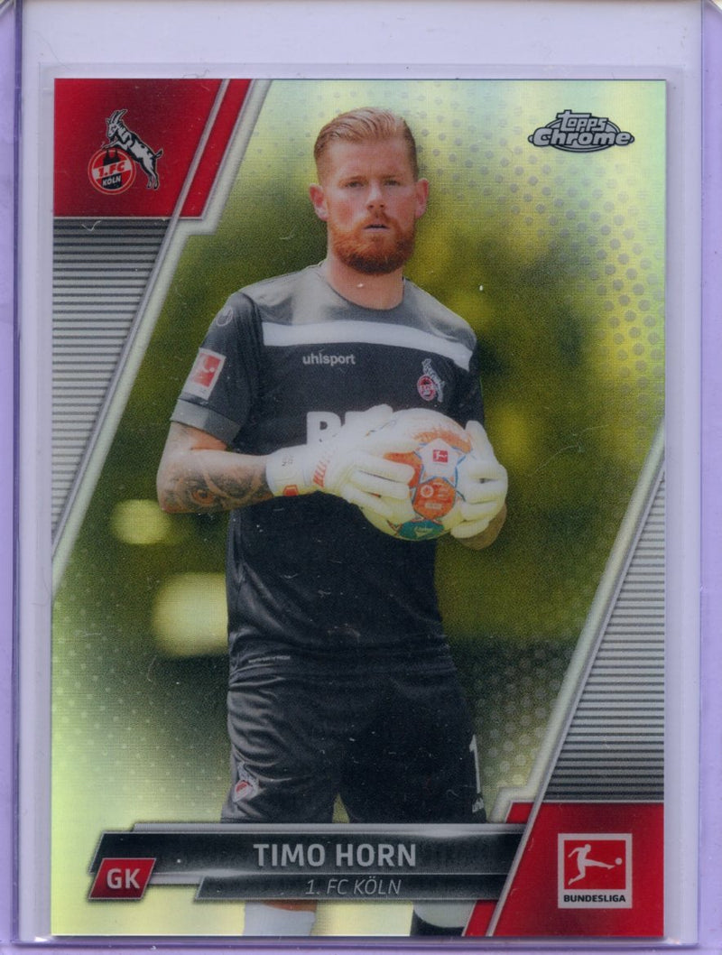 2021-22 Topps Chrome Bundesliga Soccer Timo Horn Refractor