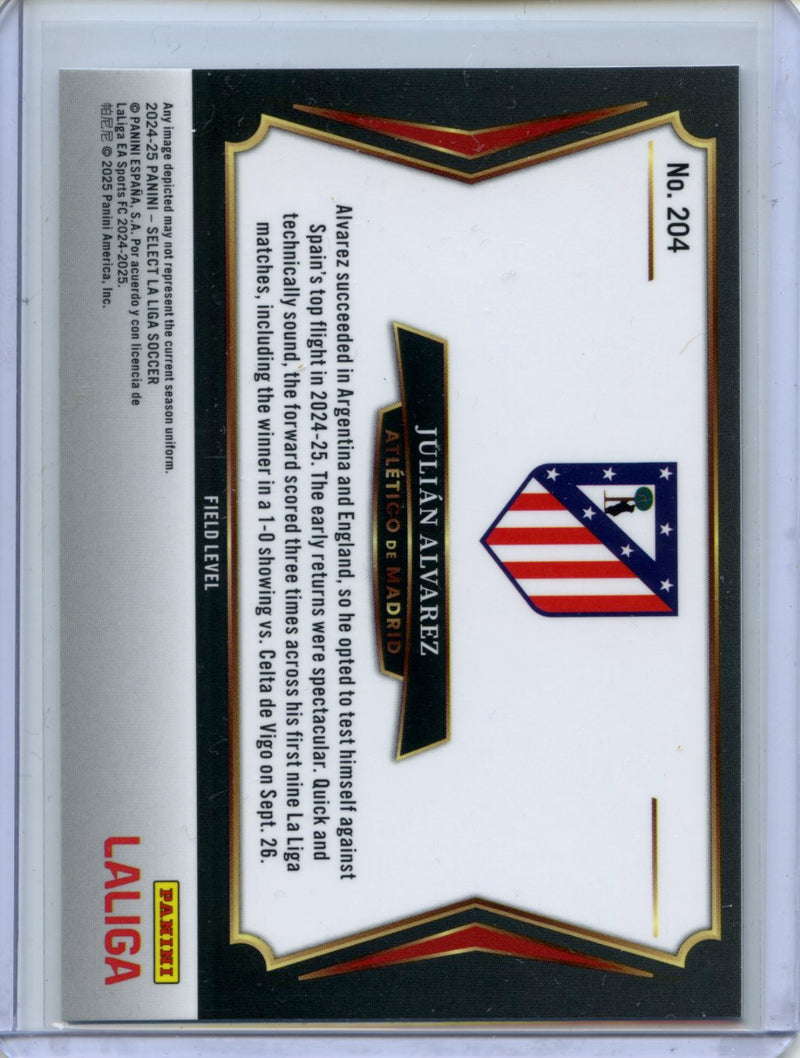 2024-25 Panini Select La Liga Julian Alvarez Field Level