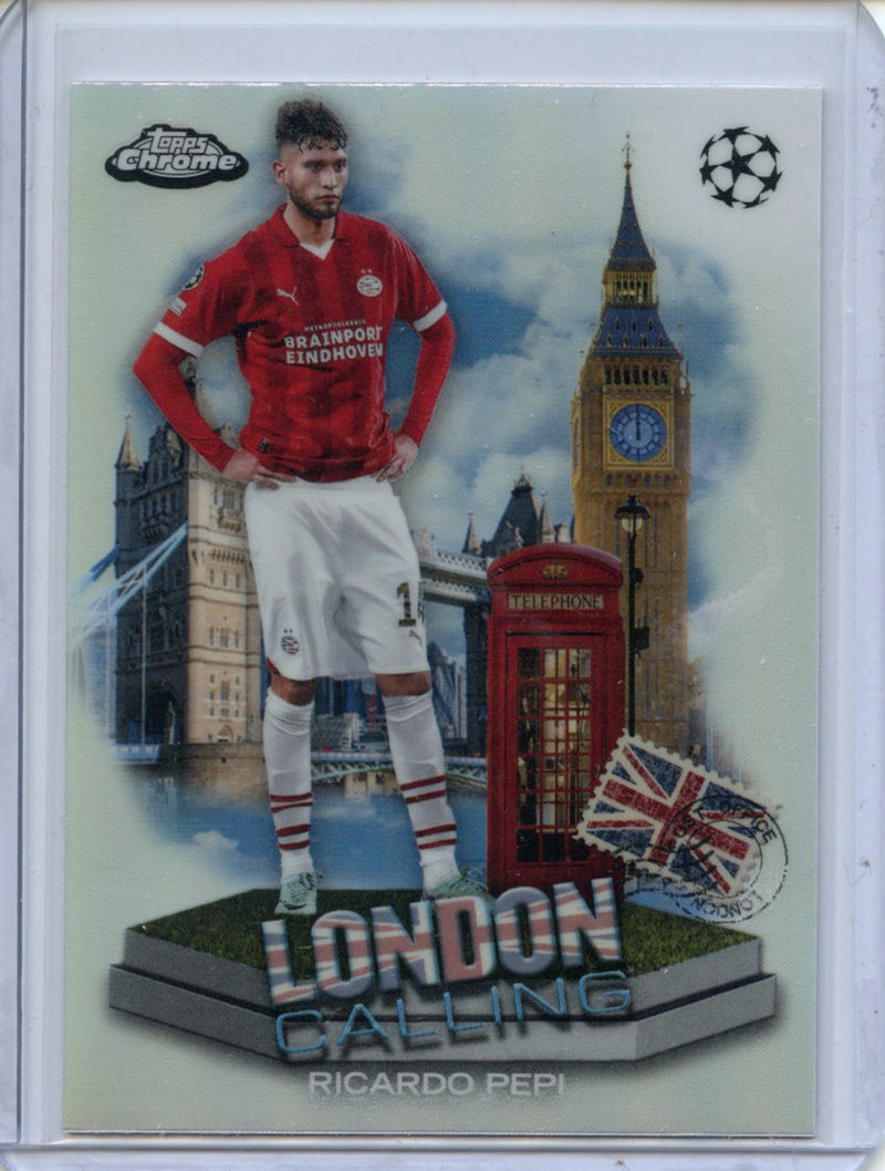 2023-24 Topps Chrome UEFA Ricardo Pepi London Calling