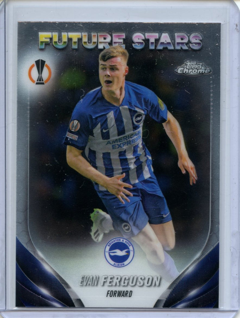 2023-24 Topps Chrome UEFA Evan Ferguson