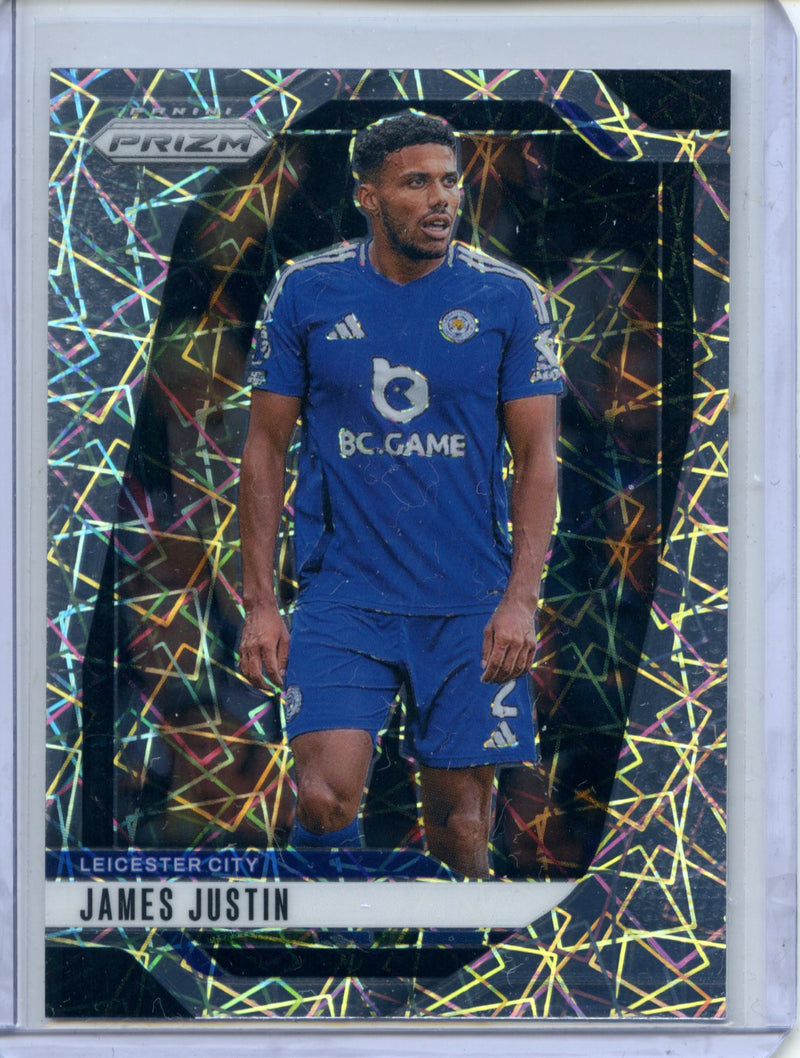 2024-25 Panini Prizm Premier League James Justin Lazer