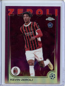 2024-25 Topps Chrome UEFA Club Comps Kevin Zeroli Magenta 13/75