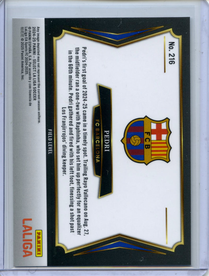 2024-25 Panini Select La Liga Pedri Field Level