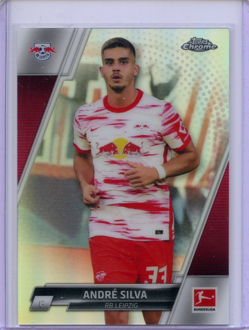 2021-22 Topps Chrome Bundesliga Soccer Andre Silva Refractor