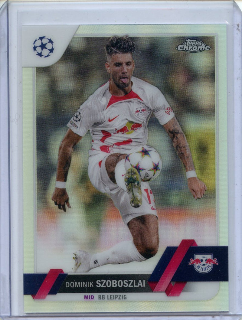 2022-23 Topps Chrome UEFA Dominik Szoboszlai Refractor