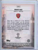 2023-24 Topps Chrome UEFA Bukayo Saka London Calling