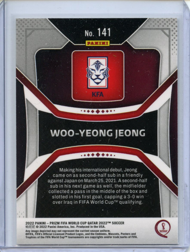 2022 Panini Prizm FIFA World Cup Qatar Woo-Yeong Jeong