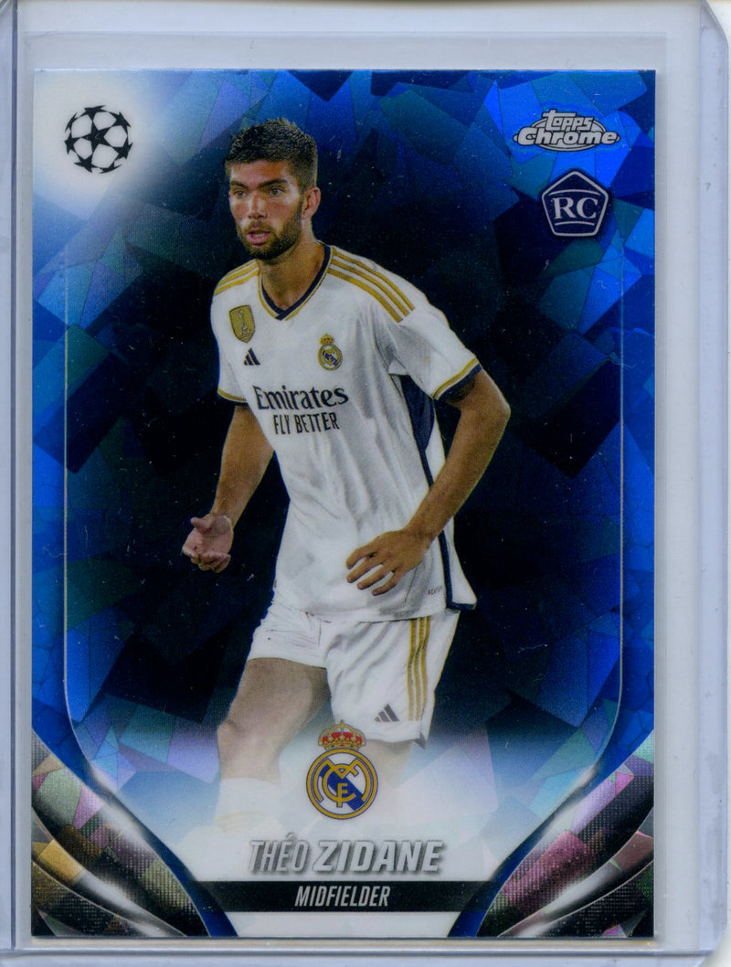 2023-24 Topps Chrome UEFA Theo Zidane Sapphire