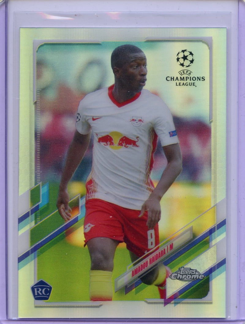 2020-21 Topps Chrome UEFA CL Amadou Haidara Refractor