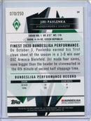 2020-21 Finest Bundesliga Jiri Pavlenka Purple Wave 70/250