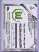 2021-22 Topps Chrome UEFA CL Aster Vranckx Neon Green Lava Refractor