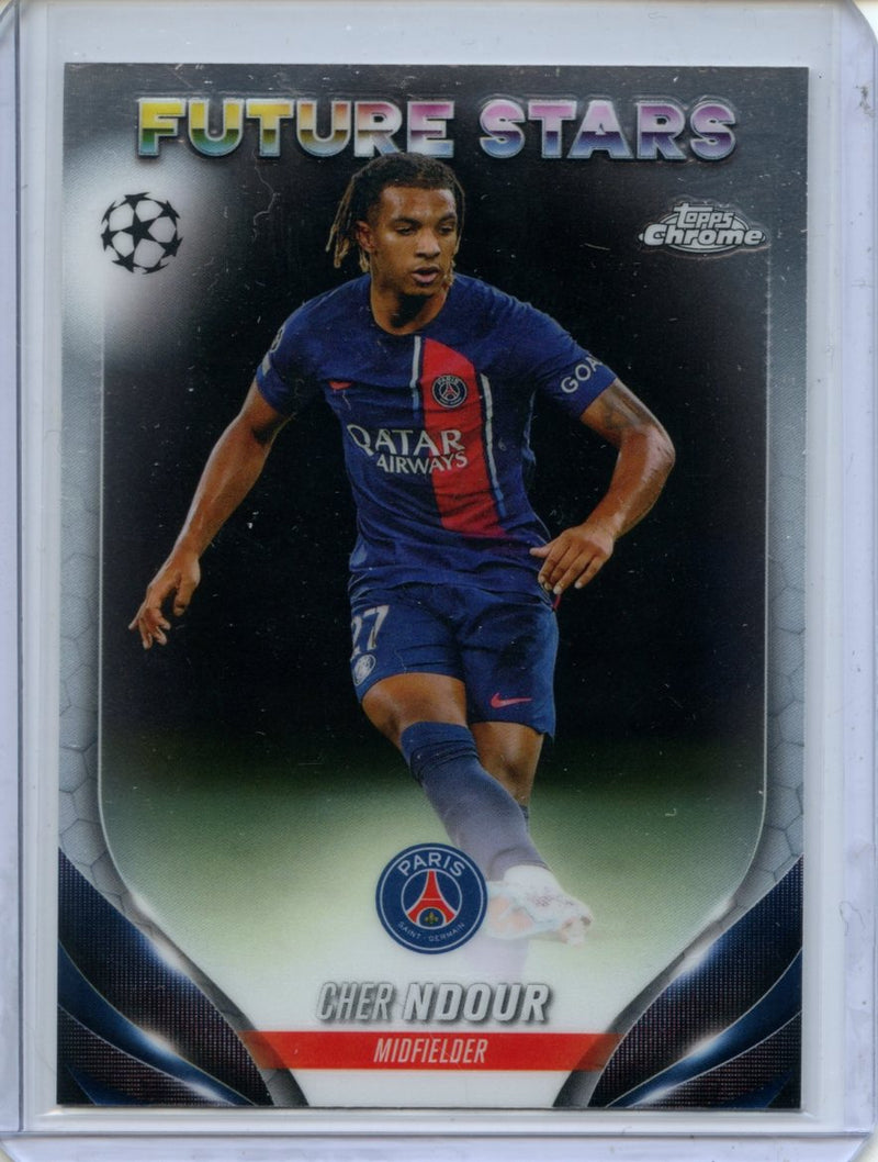 2023-24 Topps Chrome UEFA Cher Ndour