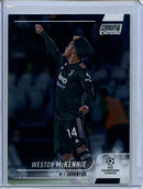 2021-22 Topps Stadium Club Chrome UEFA Champions League Weston McKennie