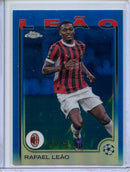 2024-25 Topps Chrome UEFA Club Comps Rafael Leao Blue 43/150