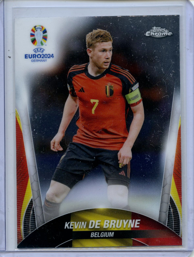 2024 Topps Chrome UEFA Euro Kevin De Bruyne