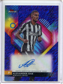 2023-24 Topps Finest UEFA Club Competitions Alexander Isak Autographs Purple Shimmer 141/199