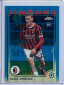 2024-25 Topps Chrome UEFA Club Comps Alex Jimenez Blue 32/150