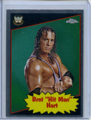 2025 Topps Chrome WWE Bret "Hit Man" Hart 1985 Topps