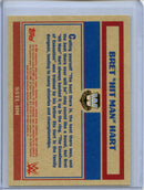 2025 Topps Chrome WWE Bret "Hit Man" Hart 1985 Topps