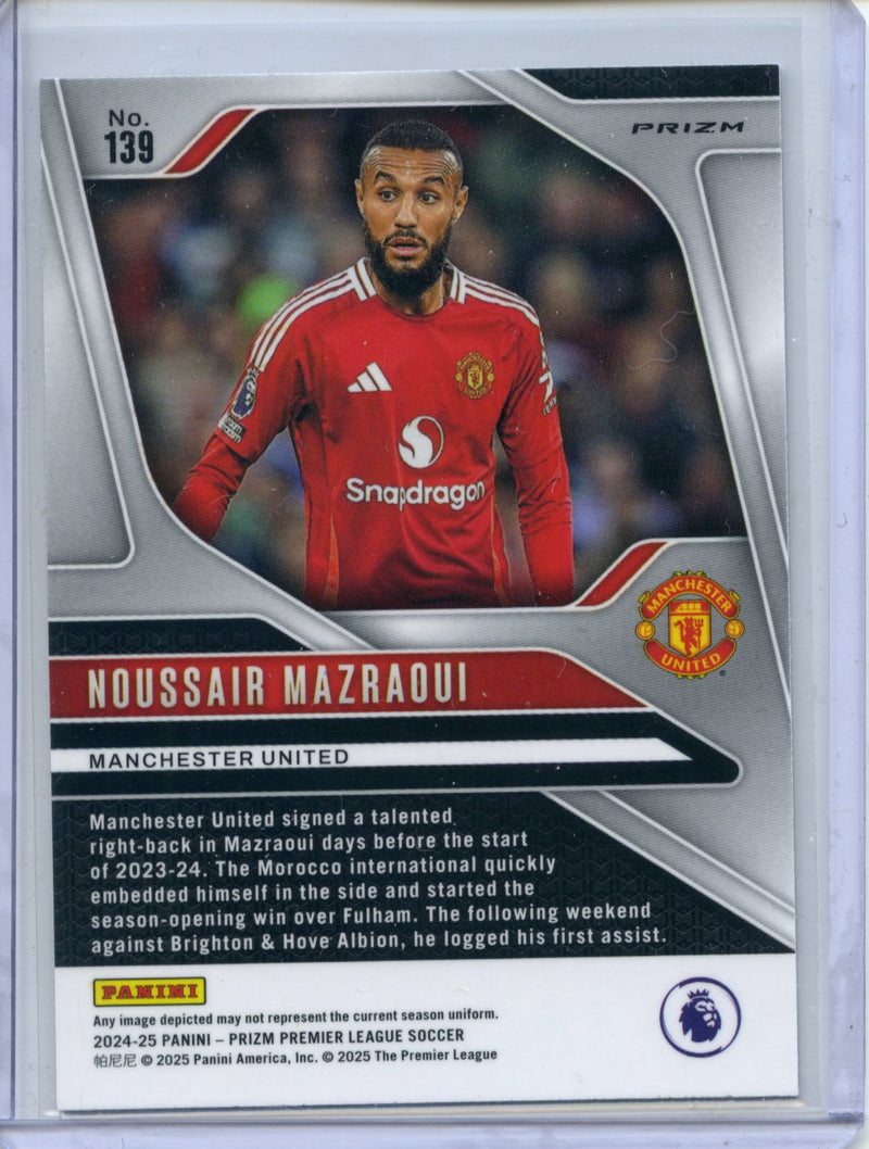 2024-25 Panini Prizm Premier League Noussair Mazraoui Hyper