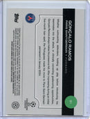 2024-25 Topps Chrome UEFA Club Comps Goncalo Ramos Aqua Lava 15/199