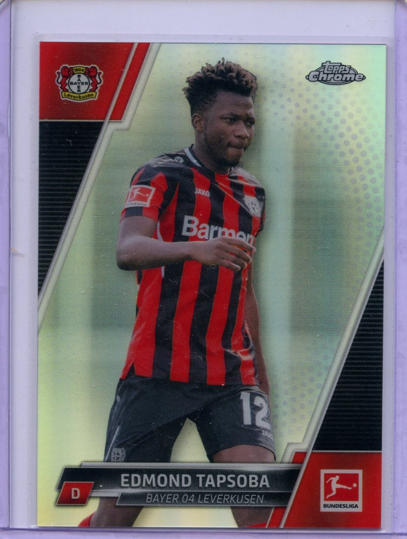 2021-22 Topps Chrome Bundesliga Soccer Edmond Tapsoba Refractor