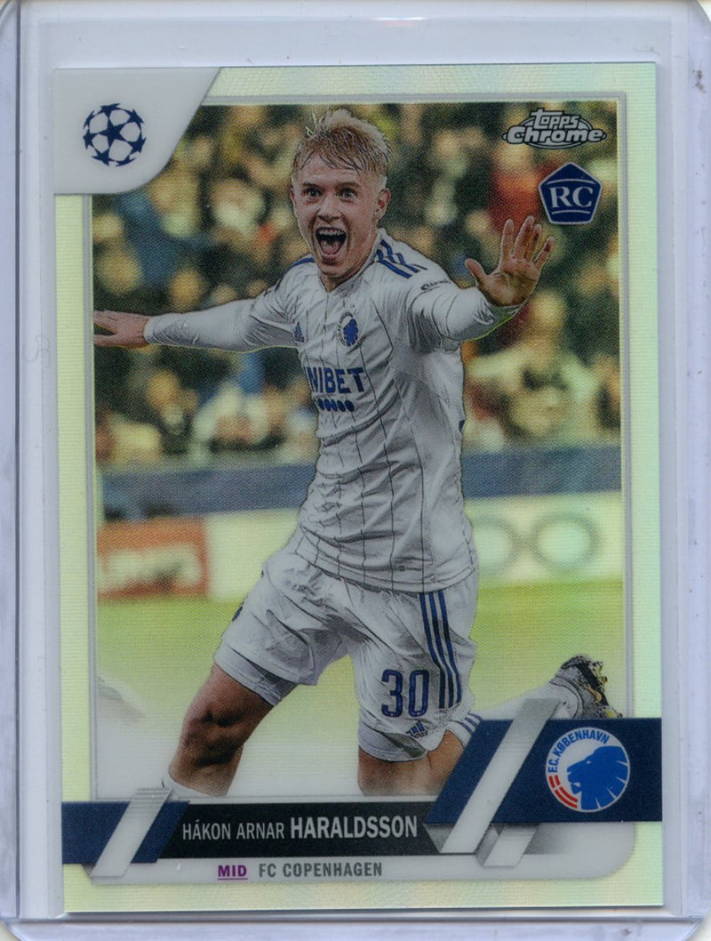 2022-23 Topps Chrome UEFA Hakon Arnar Haraldsson Refractor