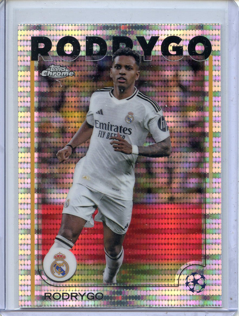 2024-25 Topps Chrome UEFA Club Comps Rodrygo Pulsar