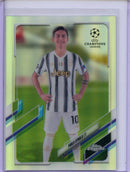 2020-21 Topps Chrome UEFA CL Paulo Dybala Refractor