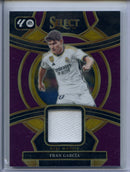2023-24 Panini Select La Liga Fran Garcia Select Swatches Purple 39/49
