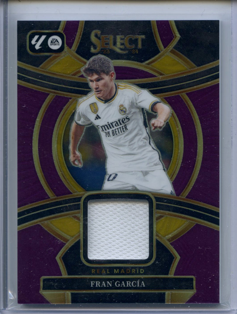 2023-24 Panini Select La Liga Fran Garcia Select Swatches Purple 39/49