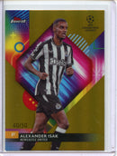 2023-24 Topps Finest UEFA Club Competitions Alexander Isak Gold 40/50