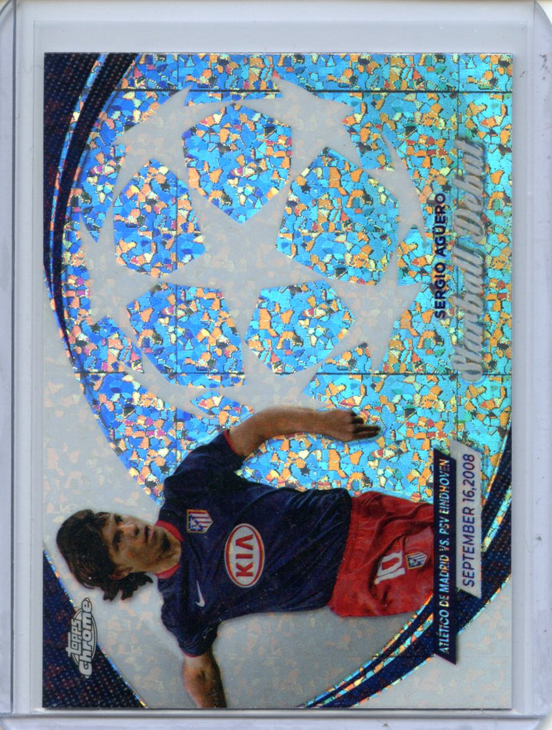 2023-24 Topps Chrome UEFA Sergio Aguero Starball Debut