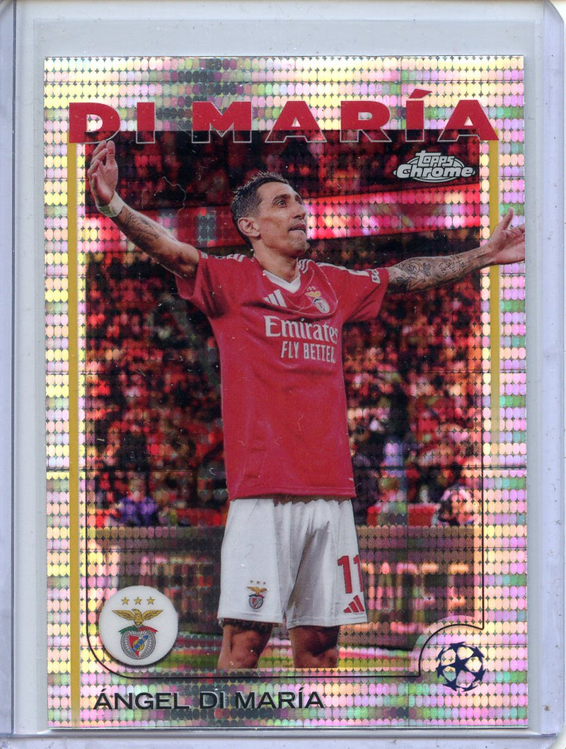 2024-25 Topps Chrome UEFA Club Comps Angel Di Maria Pulsar