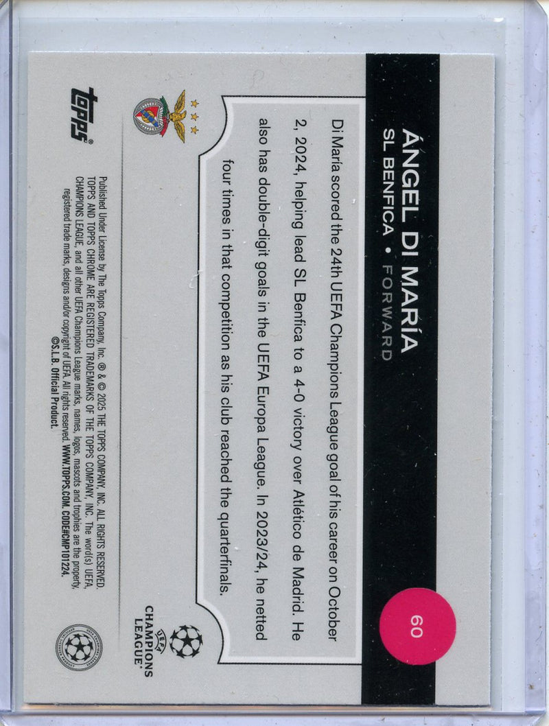 2024-25 Topps Chrome UEFA Club Comps Angel Di Maria Pulsar