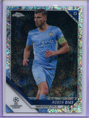 2021-22 Topps Chrome UEFA CL Ruben Dias Speckle Refractor