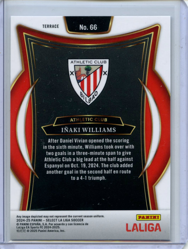 2024-25 Panini Select La Liga Inaki Williams Terrace