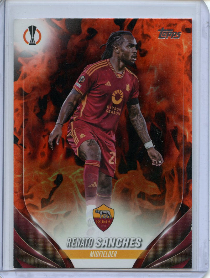 2023-24 Topps UEFA CC Renato Sanches Inferno Foil