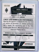 2020-21 Finest Bundesliga Breel Embolo Purple Wave 102/250