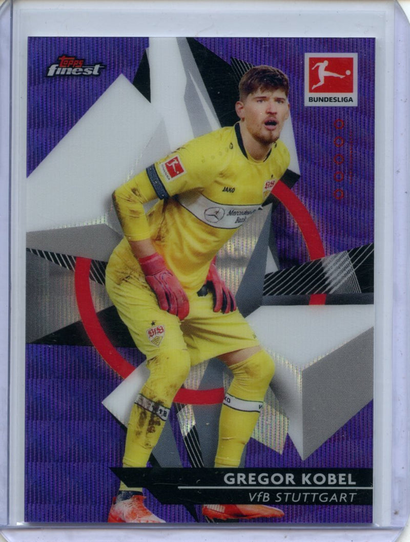 2020-21 Finest Bundesliga Gregor Kobel Purple Wave 21/250