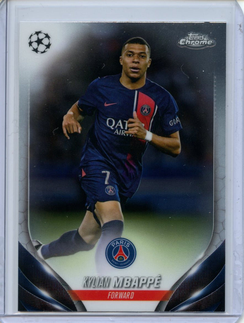2023-24 Topps Chrome UEFA Kylian Mbappe