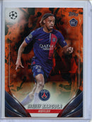 2023-24 Topps UEFA CC Bradley Barcola Inferno Foil