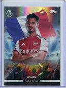 2026-27 Topps Flagship EPL William Saliba Flying the Flag