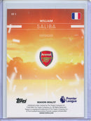 2026-27 Topps Flagship EPL William Saliba Flying the Flag