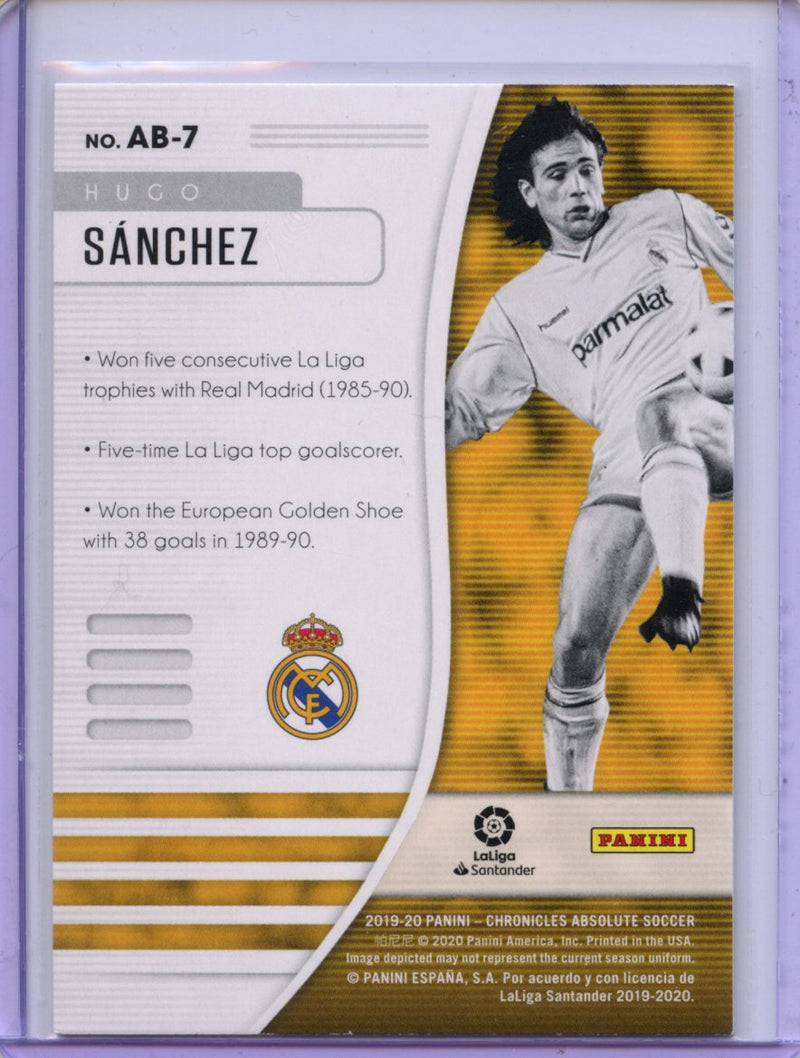 2019-20 Panini Chronicles Hugo Sanchez Absolute La Liga