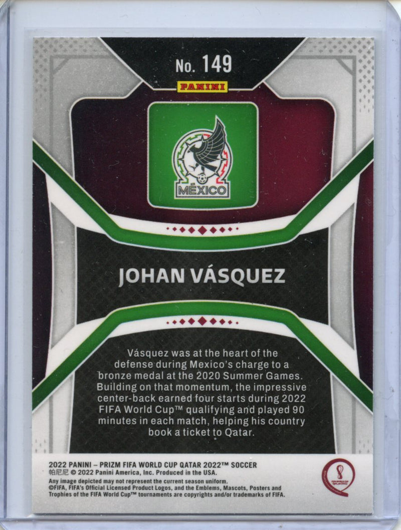 2022 Panini Prizm FIFA World Cup Qatar Johan Vasquez