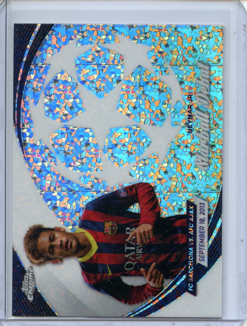 2023-24 Topps Chrome UEFA Neymar Jr Starball Debut