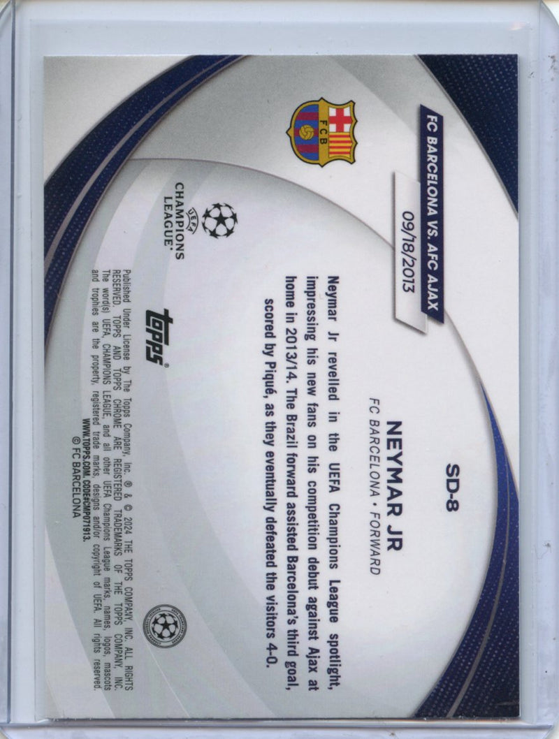 2023-24 Topps Chrome UEFA Neymar Jr Starball Debut