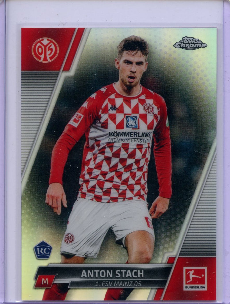 2021-22 Topps Chrome Bundesliga Soccer Anton Stach Refractor