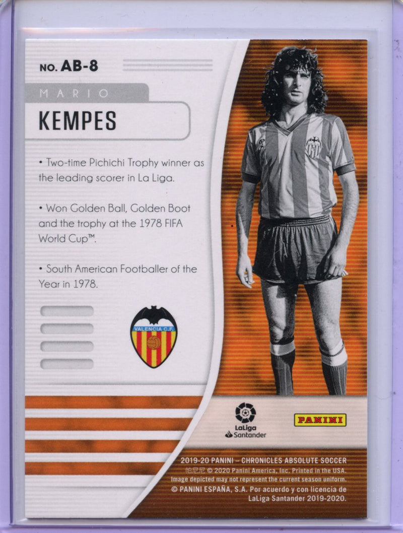 2019-20 Panini Chronicles Mario Kempes Absolute La Liga